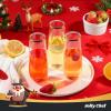 JOLLY CHEF 48 Pack Plastic Champagne Flutes, 9 oz Gold Stemless Champagne Flutes, Plastic Champagne Glasses, Shatterproof Recyclable Mimosa Glasses for Party, Wedding, Christmas, Birthday view 3