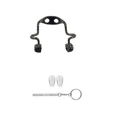 1PC Eyeglass Nose Pads Arm Replacement U-Shape Saddle Bridge Metal Glasses Conjoined Bracket Sunglasses and Screwdriver