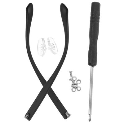 1 Pair Universal Tr90 Eyeglass Replacement Arms - Anti-Skid Temples for Secure Fit Easy Installation & Compatibility with Most Frames