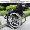 MAAOBR Portable Wheelchair Ramp Aluminum, Non-Slip Folding Handicap Ramp, Portable Ramp with Handle, Threshold Ramp with an Applied Slip-Resistant Surface for Steps, Stairs, Doorways(Size:47.2*30in) view 3