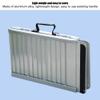 MAAOBR Portable Wheelchair Ramp Aluminum, Non-Slip Folding Handicap Ramp, Portable Ramp with Handle, Threshold Ramp with an Applied Slip-Resistant Surface for Steps, Stairs, Doorways(Size:47.2*30in) view 4