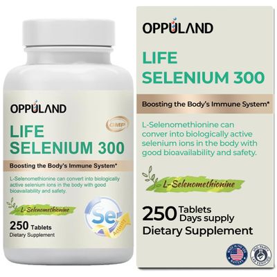 Selenium 300 mcg - Selenium Supplement - Supports Immunity - Essential Minerals Supplement - 250 Tablets