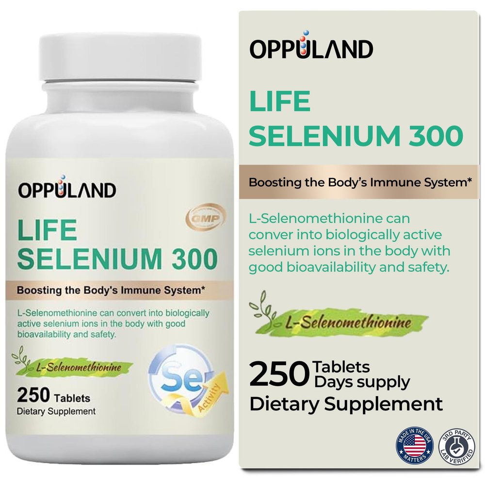 Selenium 300 mcg - Selenium Supplement - Supports Immunity - Essential Minerals Supplement - 250 Tablets