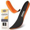 7STROBBS Cushion Insoles for Mens,Shock Absorbing Gel Shoe Inserts for Foot Pain Relief,Replacement Comfort Inner Soles for Work Boots(Black-US8) view 1