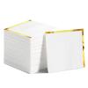 200 Pcs 2 Ply White Napkins with Gold Trim Cocktail Napkin Gold Foil Beverage Napkins Dessert Disposable Decorative Cocktail Napkin Paper for Wedding Birthday Anniversary view 1