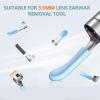 BEBIRD Original Ear Cleaner Replacement Tips, 10pcs Waterproof Silicone Ear Spoon for Ear Wax Removal Endoscope, Ear Cleaning Tips Set for Most Model R1/Earsight Plus/X17Pro/30S/W3/T15/X3/X1/R3 etc view 2
