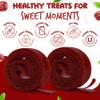 Fruit Roll Ups Healthy Snacks for Kids and Adults Vegan non-GMO no Added Sugar Natural Pomegranate Fruit Strips for School and Lunch [16 Count] view 2
