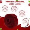 Fruit Roll Ups Healthy Snacks for Kids and Adults Vegan non-GMO no Added Sugar Natural Pomegranate Fruit Strips for School and Lunch [16 Count] view 3