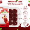 Fruit Roll Ups Healthy Snacks for Kids and Adults Vegan non-GMO no Added Sugar Natural Pomegranate Fruit Strips for School and Lunch [16 Count] view 4