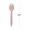 Eco-Products Renewable & Compostable 6.5" Wood Sporks, Case of 500, FSC Certified Individually Wrapped Wooden Spork, Hot & Cold Food Friendly, Ridge Molded Into Handle For Better Grip and Strength view 3