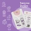 Snugell CPAP Headgear Strap Covers & Neck Pad Cushion (Purple)  Ultra-Soft Fleece CPAP Mask Cushion for Comfort & Skin Protector - Ergonomic Design for All Major Brands Provides Ultimate Comfort view 2