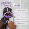 Snugell CPAP Headgear Strap Covers & Neck Pad Cushion (Purple)  Ultra-Soft Fleece CPAP Mask Cushion for Comfort & Skin Protector - Ergonomic Design for All Major Brands Provides Ultimate Comfort view 3