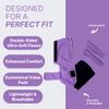 Snugell CPAP Headgear Strap Covers & Neck Pad Cushion (Purple)  Ultra-Soft Fleece CPAP Mask Cushion for Comfort & Skin Protector - Ergonomic Design for All Major Brands Provides Ultimate Comfort view 4