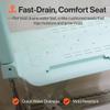 SuperHandy Portable Floor Lift and Bath Lift for Seniors, Foldable, 330 LBS Capacity, IP68 Waterproof, Ergonomic Seat [Patented] view 4