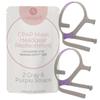 2-Pack Replacement Headgear Strap for N20 Nasal Pillow CPAP Mask, Snugell CPAP Headgear Compatible with AirFit and AirTouch N20 - Premium Nylon Headband - Medium - Grey & Purple - Clips Not Included view 1