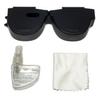 Calabria Kool Klean Eyeglasses Lens Cleaner Kit Black 15 ml Cleaning Spray, White Microfiber Cleaning Cloth Eyewear Cleaning view 3