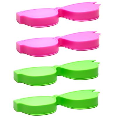 Calabria Kool Klean 4 Pack Eyeglasses Lens Cleaner Kit Pink/Green 15ml Cleaning Spray, White Cleaning Cloth Eyewear Cleaning