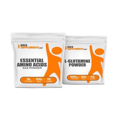 BULKSUPPLEMENTS.COM EAA Powder 500g + L-Glutamine 500g Bundle