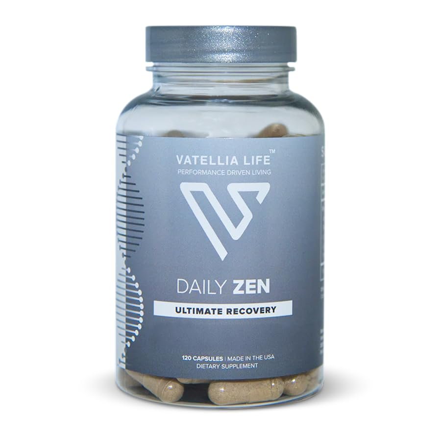 Vatellia Life Daily Zen | Ashwagandha Supplement | Stress Relief | Sleep and Mood Support | 2 Month Supply
