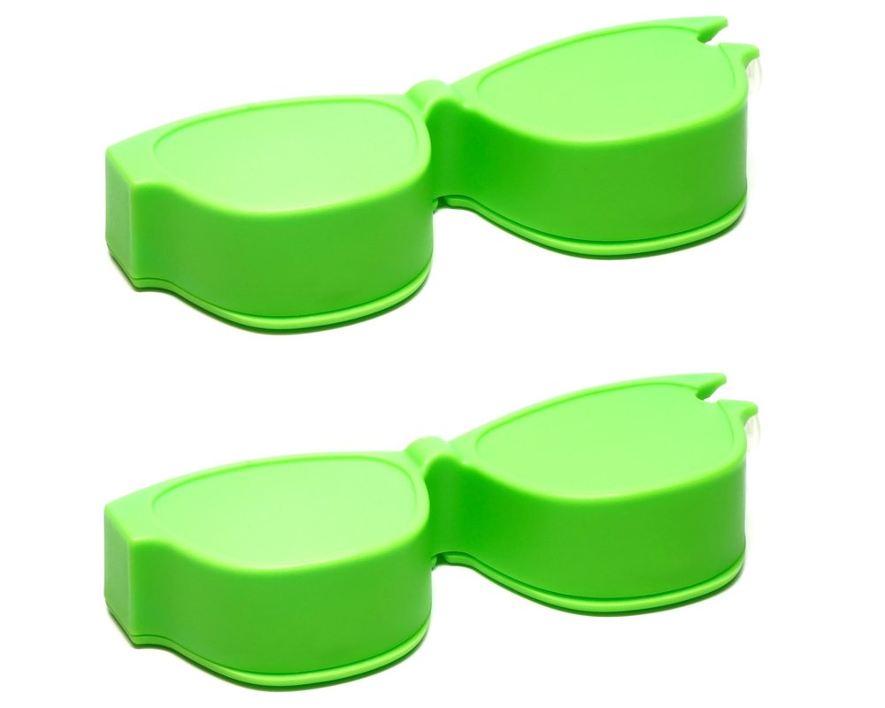 Calabria Kool Klean 2 Pack Eyeglasses Lens Cleaner Kit Green 15 ml Cleaning Spray, White Cleaning Cloth Eyewear Cleaning Kit