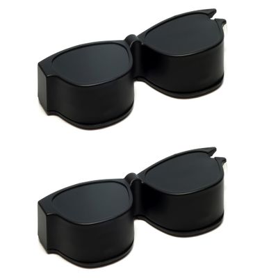 Calabria Kool Klean 2 Pack Eyeglasses Lens Cleaner Kit Black 15 ml Cleaning Spray, White Cleaning Cloth Eyewear Cleaning Kit