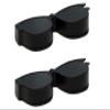 Calabria Kool Klean 2 Pack Eyeglasses Lens Cleaner Kit Black 15 ml Cleaning Spray, White Cleaning Cloth Eyewear Cleaning Kit view 1