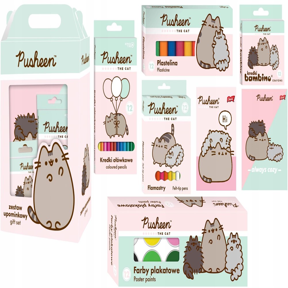 Bambino Pusheen The Cat mint St.Majewski Gift Set