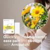 Arnica Hydrogel Pain Relief Patches | Natural Relief for Muscle, Joint, Bruises & Swelling | Flexible, Non-Greasy & Long-Lasting | Great for Back, Knee & Neck Pain (3.9"x4.7", 5, Count) view 2