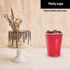 Hanna K. Signature Collection Red Plastic Cups 18 Oz. Solid Color Premium Heavy Weight Disposable Party Cups 100 Count - Elegant & Durable, Perfect for Parties, Weddings & Everyday Use view 4
