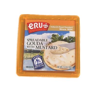 NineLife Basics ERU Spreadable Gouda With Mustard 3.53 oz (Pack of 8)