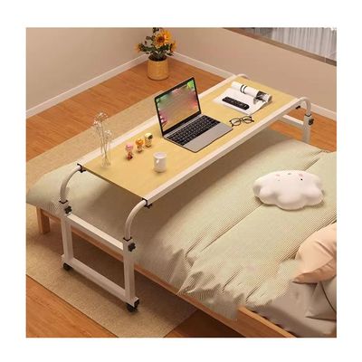 Overbed Table Overbed Table Over Bed Table With Wheels, Mobile Queen Size Bed Table For Bedroom, Rolling Tray Table For Living Room, Width/Height Adjustable(Size:120x40x65-95cm,Color:style1) (Style3 1