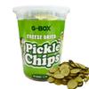 G-BOX Freeze Dried Kosher Pickle Chips, Keto| Low-Calorie Snacks| Original 1.2 OZ | Healthy Snacks for Adults with Dill Pickles Flavor, Perfect Lunchables Option | Made in USA. view 1