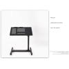 Overbed Table Mobile Overbed Computer Table Days Overbed Table Adjustable Height and Angle Fully Adjustable Bed and Chair Table Suitable for Bedroom, Living Room, Classroom Table with Wheels Over Bed view 4