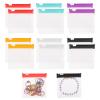 Abeillo 12Pcs Pill Pouch Bags Zippered,Pill Pouch Set,Travel Medicine Organizer,Reusable Baggies Clear Plastic Self Sealing Medicine Bag,for Pills and Small Items(Multicolor) view 1