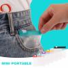 Abeillo 12Pcs Pill Pouch Bags Zippered,Pill Pouch Set,Travel Medicine Organizer,Reusable Baggies Clear Plastic Self Sealing Medicine Bag,for Pills and Small Items(Multicolor) view 3