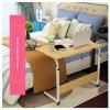 LIPJIA Overbed Table Mobile Overbed Computer Table Mobile Lap Table, Days Overbed Table, Adjustable Height 70-90Cm 4 Casters Table with Wheels Over Bed view 2