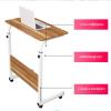 LIPJIA Overbed Table Mobile Overbed Computer Table Mobile Lap Table, Days Overbed Table, Adjustable Height 70-90Cm 4 Casters Table with Wheels Over Bed view 4
