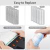 10Pcs Joymoop Mop Replacement Pads, 13 * 4.9'' Universal Mop Pads Mop Head Refills Washable Wet Mop, Compatible with Most 11-13 Size Mops view 4