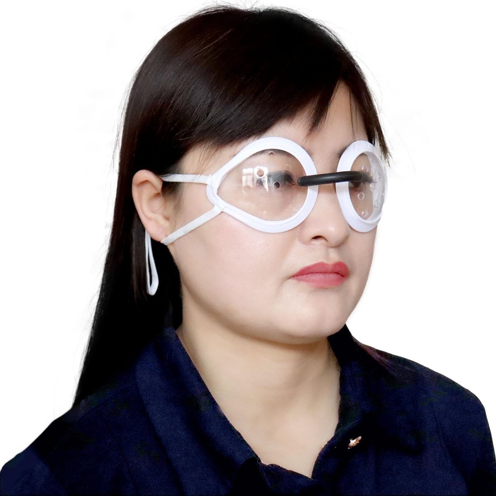 2 Pack Eye Shield Plastic Eye Shield Eye Patch for Eye Surgery Covering Breathable After Surgery Eye Protection Cataract Surgery Eye Patch Covered Edge Transparent Ventilated Eye Protections