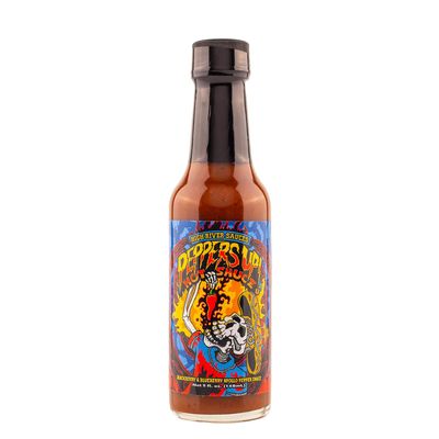 Heatonist Peppers Up! By High River Sauces, Firey Hot Sauce With Flavors of Apollo Pepper Mash, Yuzu & Apple Cider Vinegar, Made With All Natural Ingredients, 5 fl oz Bottle (1-Pack)