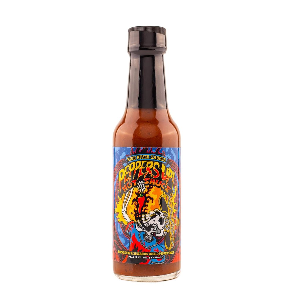Heatonist Peppers Up! By High River Sauces, Firey Hot Sauce With Flavors of Apollo Pepper Mash, Yuzu & Apple Cider Vinegar, Made With All Natural Ingredients, 5 fl oz Bottle (1-Pack)
