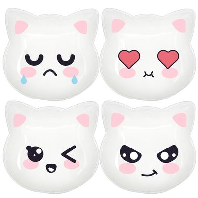 (4 Pcs) Reusable Gel Ice Pack, Boo Boo Ice Pack, Cute Ice Pack for Injuries, Breastfeeding, Wisdom Teeth, Pain Relief, Fever, Headaches