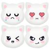 (4 Pcs) Reusable Gel Ice Pack, Boo Boo Ice Pack, Cute Ice Pack for Injuries, Breastfeeding, Wisdom Teeth, Pain Relief, Fever, Headaches view 1