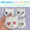 (4 Pcs) Reusable Gel Ice Pack, Boo Boo Ice Pack, Cute Ice Pack for Injuries, Breastfeeding, Wisdom Teeth, Pain Relief, Fever, Headaches view 2
