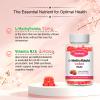 Zetelixia L-Methylfolate 15mg & Methyl B12 Gummies, Folate Supplement for Brain Health, Mood & Immunity, DNA Synthesis & Repair, Sugar Free, Vegan, Raspberry Flavor, 60 Count view 3
