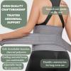 Abdominal Binder Post Surgery - Postpartum Belly Band Wrap | Post C Section Belly Binder Recovery Belt | Stomach Compression Hernia Belt For Men or Women After Pregnancy, Hysterectomy (Small/Medium) view 3