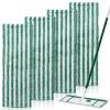 4 Pack Microfiber Mop Heads for Libman Microfiber Floor Mop, Mop Pads Refills for Libman Mop Head Replacement, Reusable & Washable Pads for Multi-Surface Floors, Wet & Dry Cleaning Pad view 1