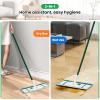 4 Pack Microfiber Mop Heads for Libman Microfiber Floor Mop, Mop Pads Refills for Libman Mop Head Replacement, Reusable & Washable Pads for Multi-Surface Floors, Wet & Dry Cleaning Pad view 3