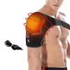 USB Shoulder Heating Pad Heated Shoulder Brace Wrap 3 Heating Setting Shoulder Compression Sleeve for Rotator Cuff Portable Shoulder Heat Pad Adjustable Shoulder Support Protector view 1