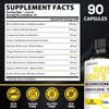 Satoomi Reishi Supplement Complex 5000Mg - 10in1 Combined with Lions Mane, Cordyceps Sinensis, Chaga Mushroom & Others - 90 Capsules for 3 Months view 2